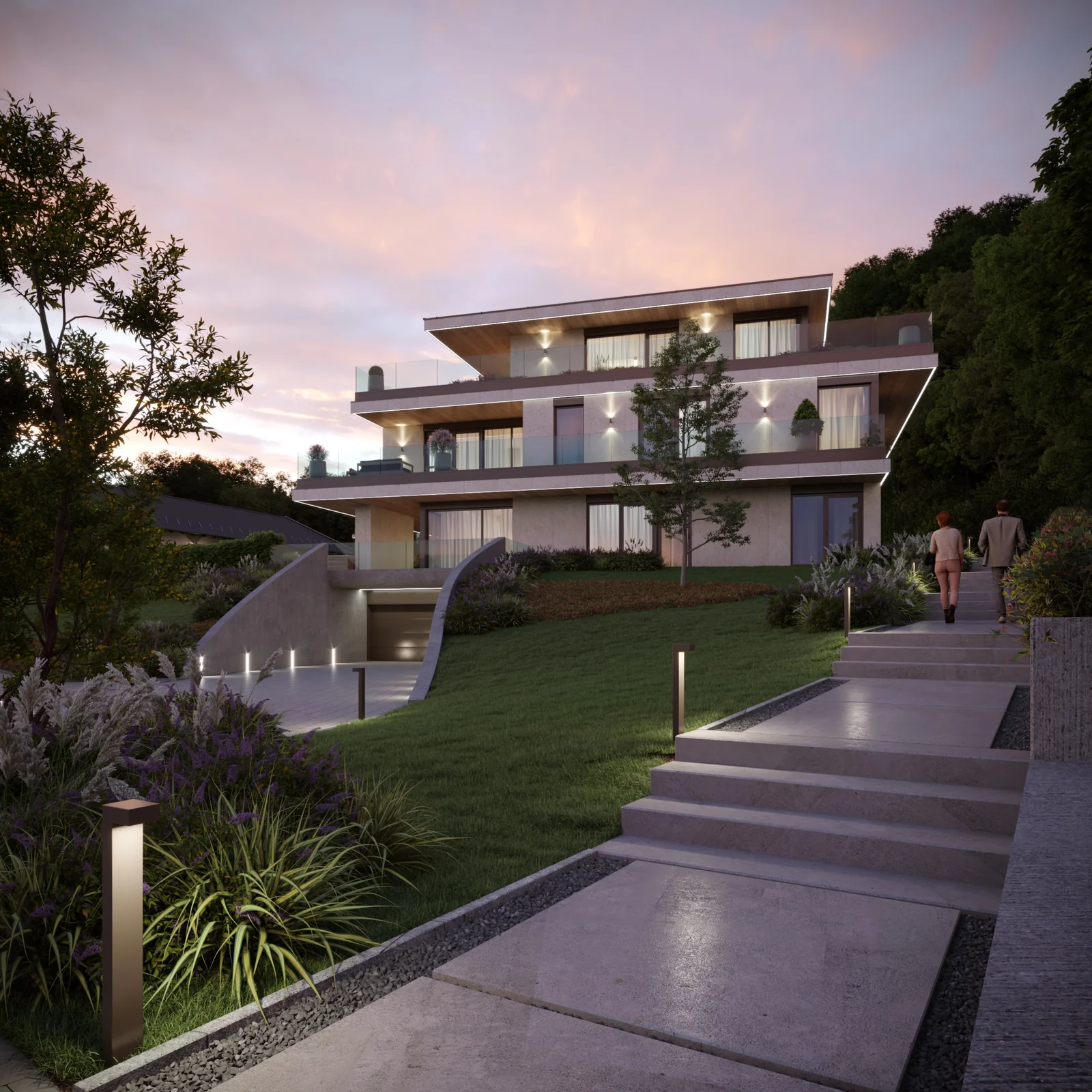 Páfrány Boutique Residences — épület